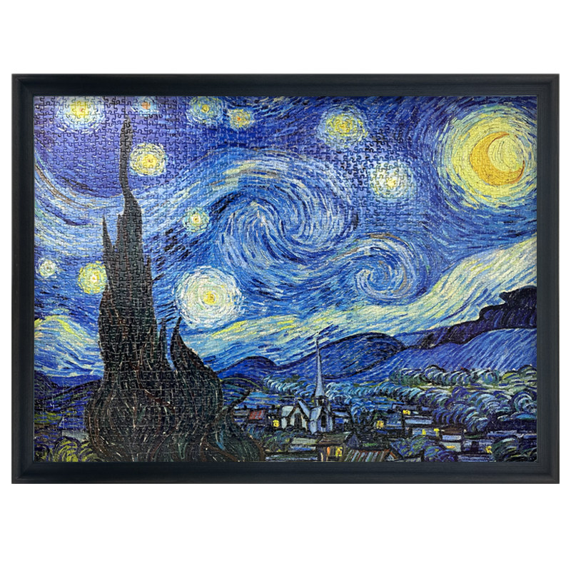 巨幅2000片星空拼图定制生日礼物