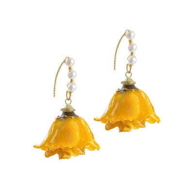 SPECIAL森系气质自然花朵耳环