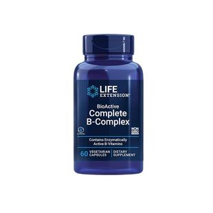 美国进口 Life Extension B-Complex活性B族维生素B含B12叶酸备孕