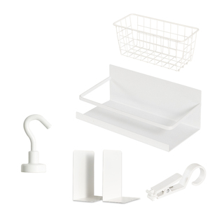 五金少女洞洞板书架挂钩配件置物架桌面收纳盒装饰免打孔挂板桌面