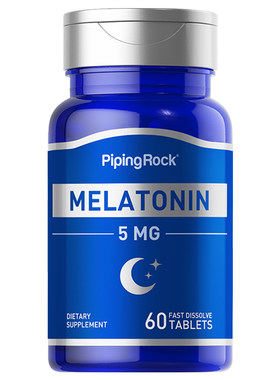 褪黑素速溶片PipingRock睡眠片