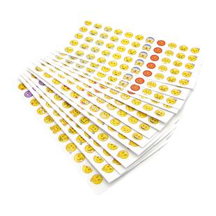 Emoji表情包贴纸手机表情贴纸手帐迷你小表情素材日记本diy小贴画