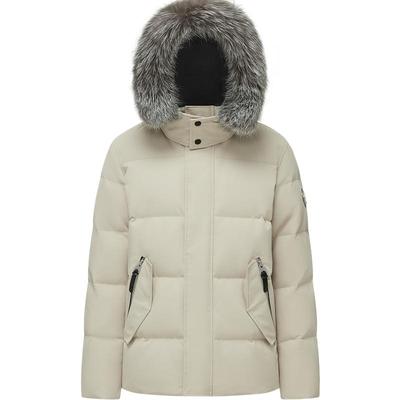 防风防水鹅绒波司登羽绒服男毛领