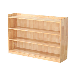 幼儿园实木玩具柜区角柜儿童收纳柜书包柜鞋柜书架蒙氏教具柜组合