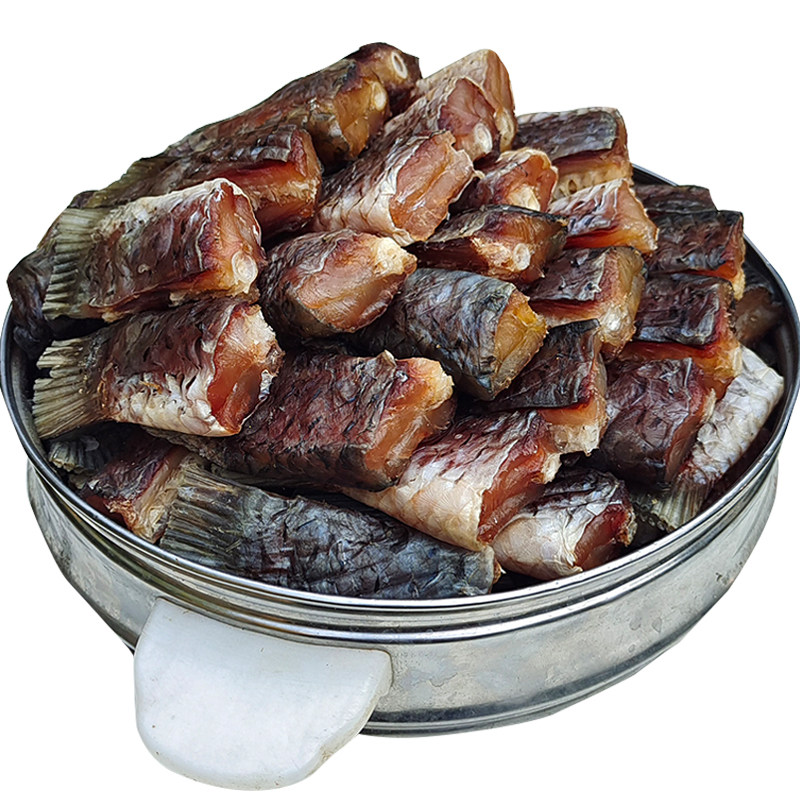 湖北特产风干鱼尾巴咸味阳干鱼尾