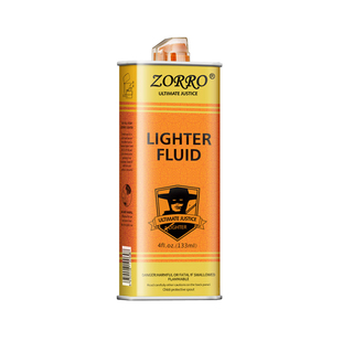 正品佐罗ZORRO煤油打火机专用油清香型金油蓝油通用燃料133ML口粮