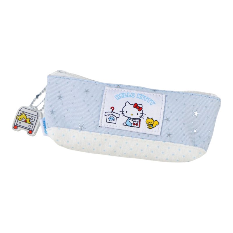 Joytop悦木Hello Kitty卡通布艺星星笔袋学生小巧便携收纳袋蓝色