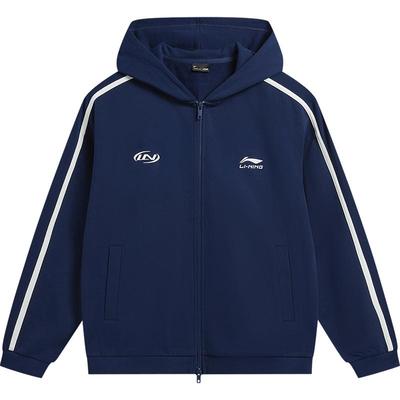 李宁球迷风情侣外套毛圈