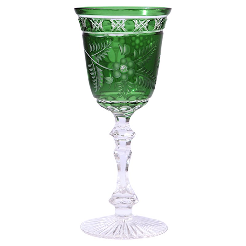 STARVISTA手工祖母绿水晶高脚杯