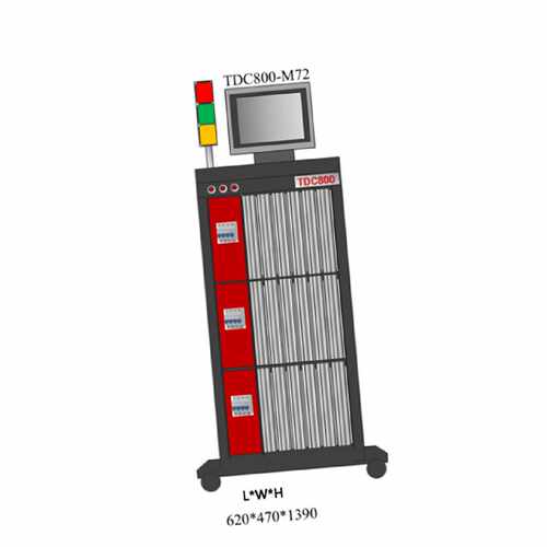 议价DTC800集成热流道温控箱触控屏幕可联网485注塑模具温控器