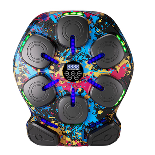 儿童智能音乐拳击机音乐拳击墙靶家用亲子运动拳击训练器材拳击靶