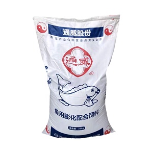 通威鱼饲料草鱼鲤鱼鲫鱼高蛋白鱼苗锦鲤观赏鱼养殖专用鱼料小颗粒