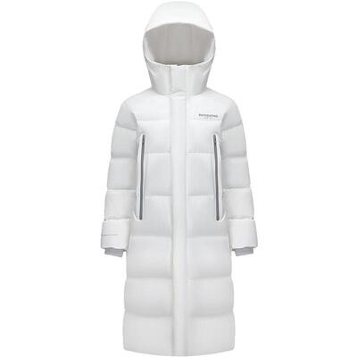 波司登男女同款羽绒服长款连帽