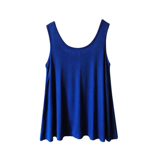 女士春夏新款莫代尔吊带背心宽松A摆大码打底衫短款无袖上衣