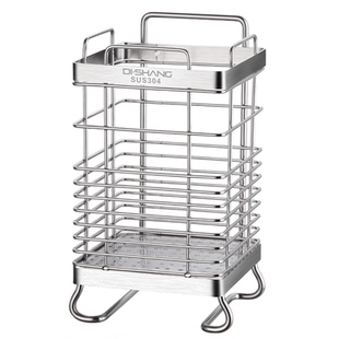 304不锈钢筷子筒台面沥水架筷子收纳盒筷子笼家用高档新款筷子桶