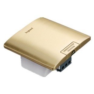 legrand罗格朗防水五孔地插IP55地脚吧台桌面插座隐藏二三插黄铜