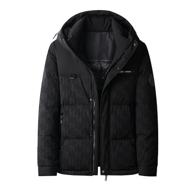 罗蒙男士连帽羽绒服2025冬季新款