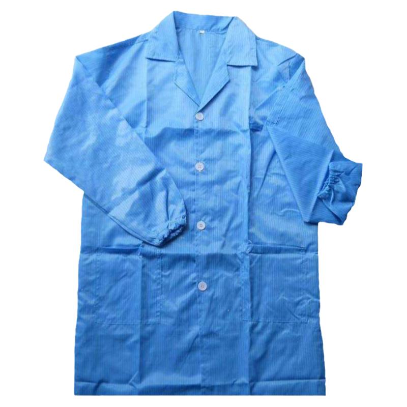 静电服加肥加大工作服静电衣女电子食品厂无尘服防静电大褂男大码