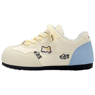 环球原创德训鞋女款2026新款春季可爱风女鞋百搭内增高休闲鞋子女