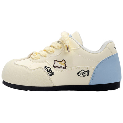 环球春季可爱风内增高德训女鞋