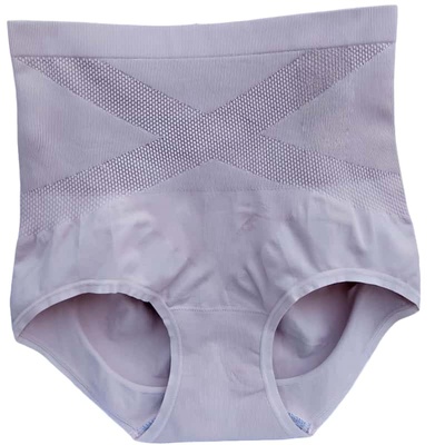 彩田高腰无缝内裤女15915纯色秋