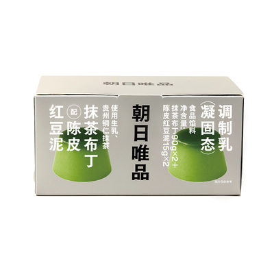朝日唯品邝玲玲同款抹茶牛乳布丁