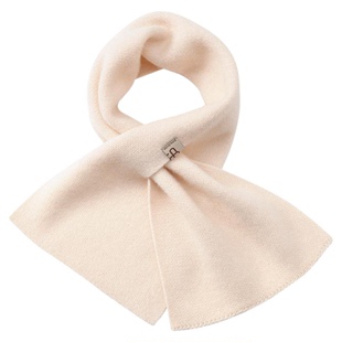 玖慕纯羊绒小围巾女秋冬加厚保暖妈妈长辈红色本命年礼物围脖短款