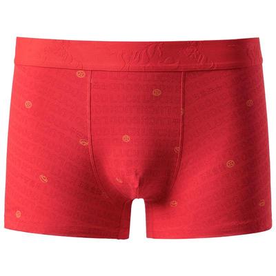 热风2025年冬男士好运红平角内裤