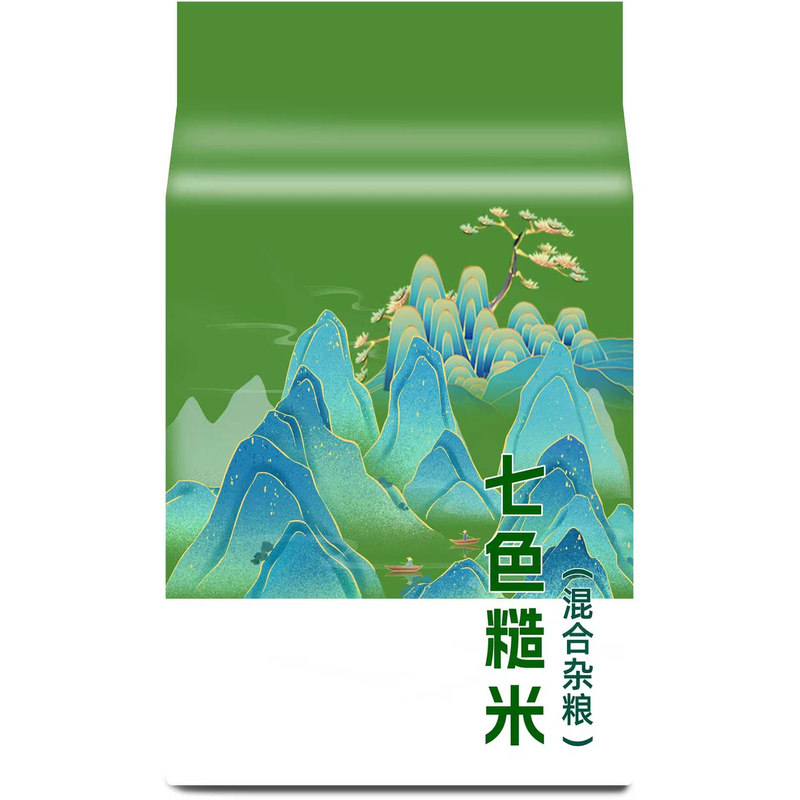 东北七色糙米新米真空装健身