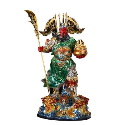 慈缘阁佛堂九龙关公武财神摆件