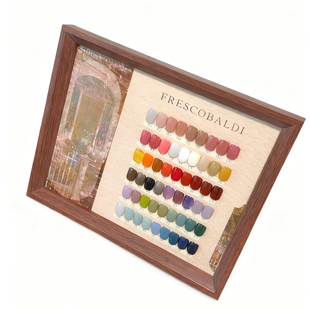 新款54色美甲展示板简约复古纹理亚克力穿戴甲打版款式相框展示架