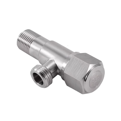 304不锈钢冷热水加长三角阀