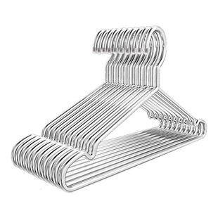 衣架家用挂衣加粗加大成人男士大号加长衣架50cm衣挂不锈钢衣撑45