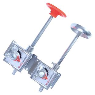 手动风阀执行器手轮式风门杆涂布蜗轮蜗杆执行机构风阀角度调节阀