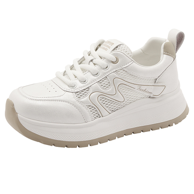 夏季透气网面阿甘鞋女款2026新款