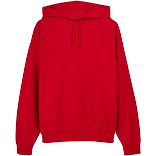 Y-3/Y3山本耀司秋冬新品红色涂鸦连帽宽松时尚休闲卫衣JM3230