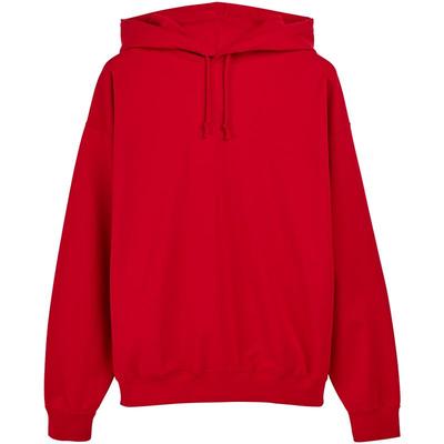 Y-3/Y3山本耀司秋冬新品红色涂鸦连帽宽松时尚休闲卫衣JM3230