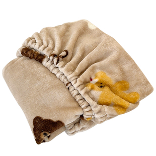 牛奶绒婴儿床笠秋冬季加厚拼接珊瑚垫套罩母婴新生宝宝幼儿园定制