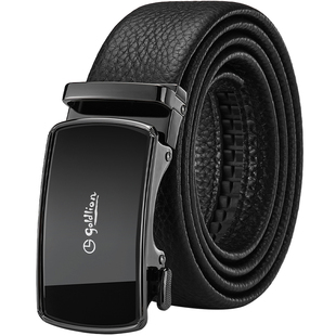 金利来新款轻奢商务皮带男真皮休闲青年品牌腰带头层牛皮裤带潮