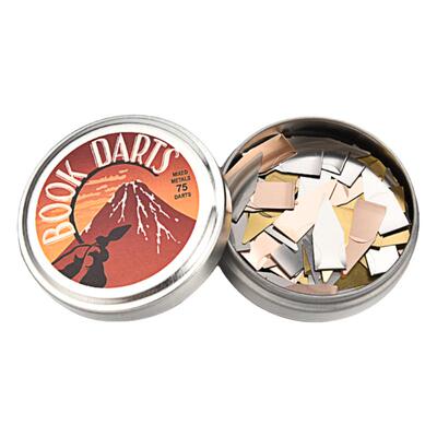 美国进口bookdarts迷你金属书签