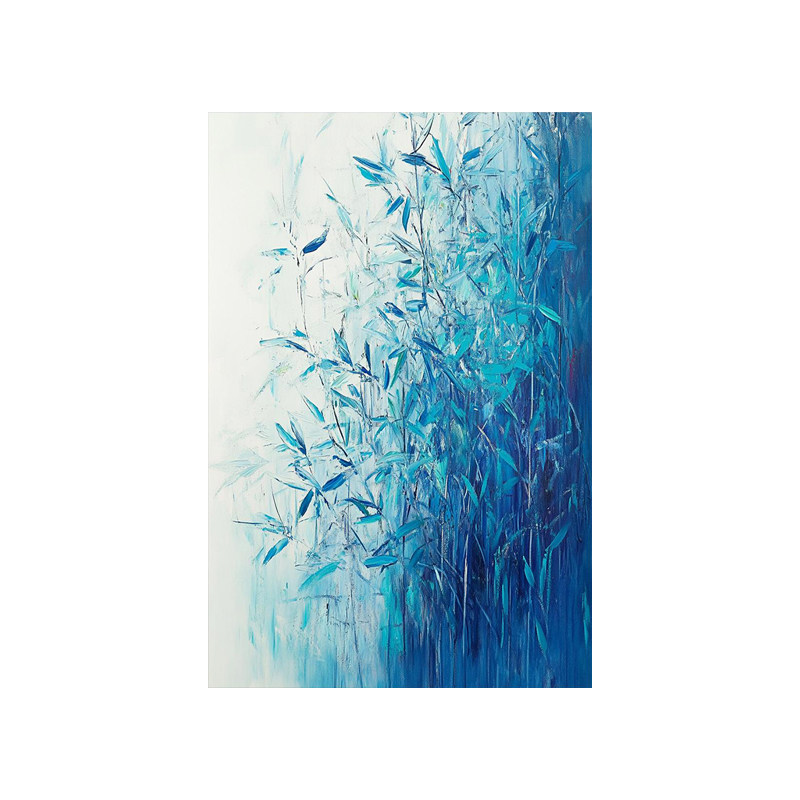 可班手绘油画虚怀聚瑞玄关装饰画