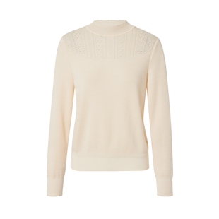 【美丽诺羊毛】ELSEWHERE珂思商场同款长袖羊毛衫女冬季毛衣