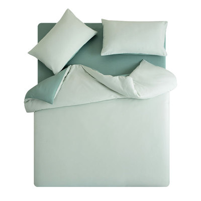 音色家居A类纯棉全棉四件套四季通用主卧室纯色被套简约秋季新款