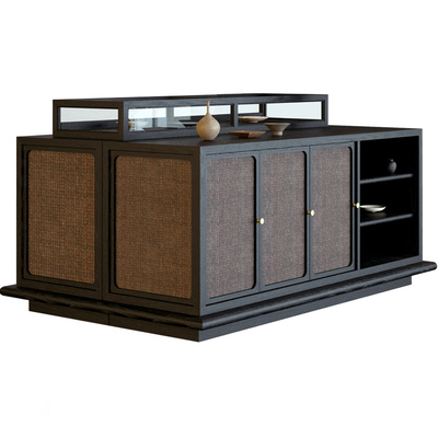 中岛台器皿文创茶室特产店展示柜