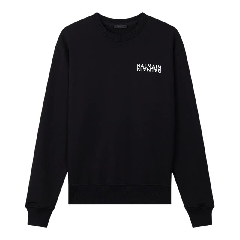 【春夏新品】BALMAIN 春夏新品男士简约字母圆领卫衣