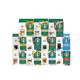 星巴克咖啡胶囊咖啡starbucks进口雀巢多趣酷思焦糖奶咖3盒原箱发