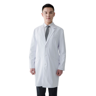 范妮采斯新款韩版医美高端白大褂口腔诊所医生工作服男收腰修长袖
