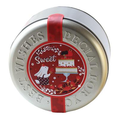 铁盒烘焙包装礼品盒透金罐贴纸