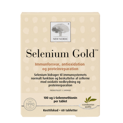 NewNordic小银树北欧硒代蛋氨酸补硒片H免疫力富硒60片正品