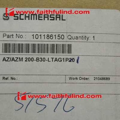 议价Schmersal 101186150 施迈赛安全开关 AZ/AZM 200-B30-LTAG1P